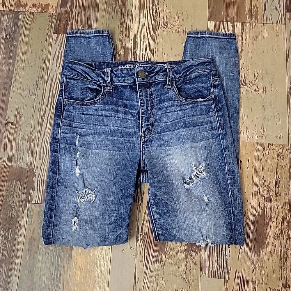 American Eagle‎ Hi Rise Jeggings Womens 8 Regular